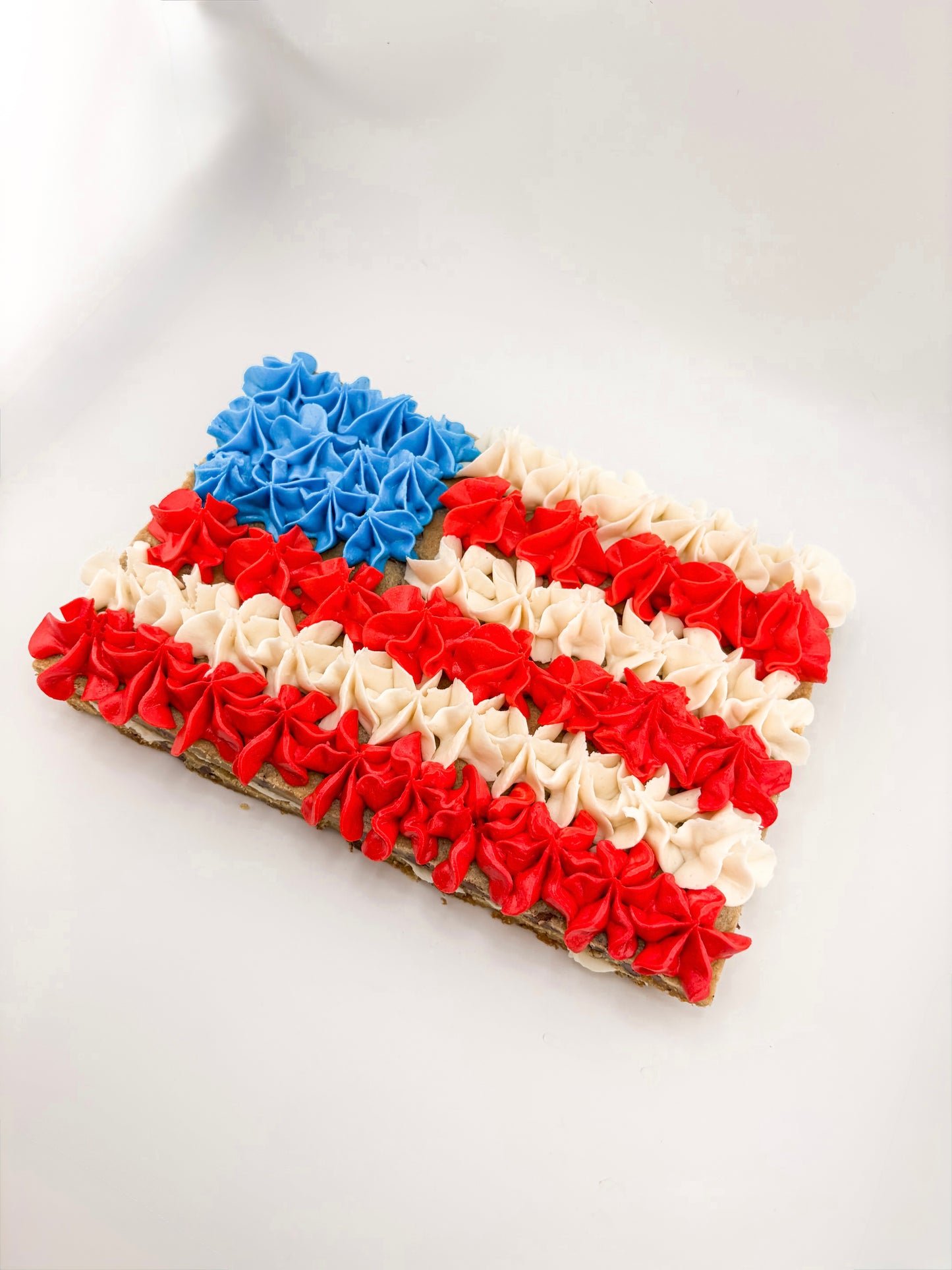 American Flag Cookie Cake