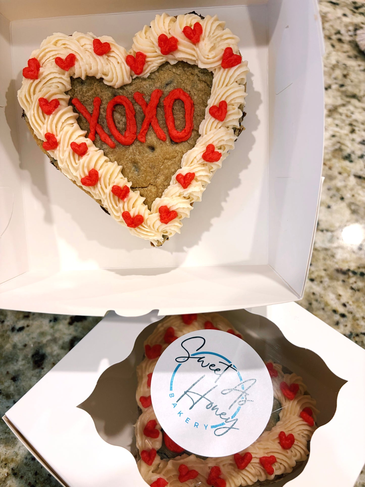 Valentines Cookie Cake
