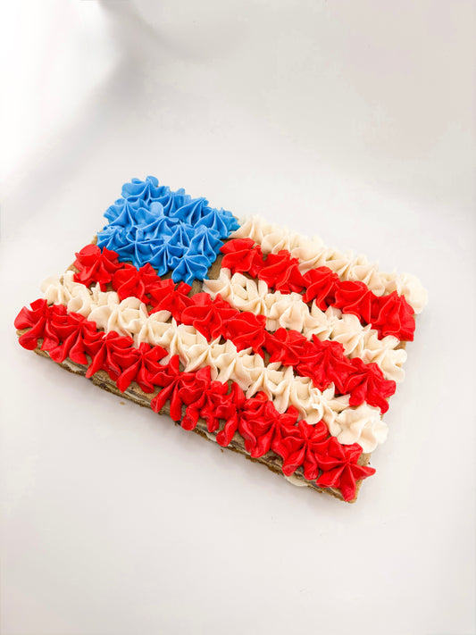 American Flag Cookie Cake